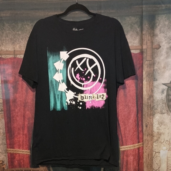 blink-182 Other - Blink-182 Black Graphic T-Shirt
